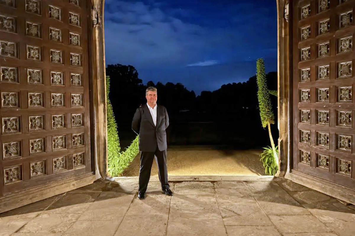 Stefan Fafinski at New Court, St John's College, Cambridge