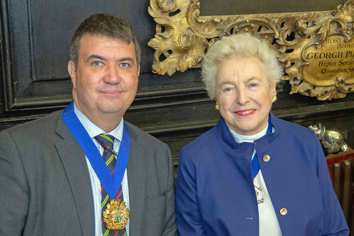 Stefan Fafinski and Dame Stephanie Shirley